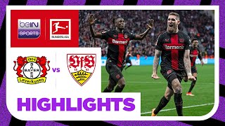 Bayer Leverkusen v Stuttgart Bundesliga 2324 Match Highlights [upl. by Thekla426]