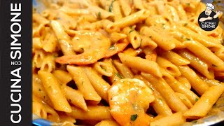 Ricetta della Pasta con crema di Gamberoni come al ristorante stellato [upl. by Keegan783]