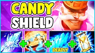 NEW SKIN SUGAR RUSH BRAUM SPOTLIGHT FULL AP ONESHOT POKE BUILD SUPPORT League Of Legends S10 [upl. by Bendix]