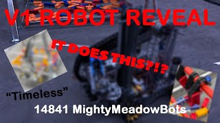 14841 FTC INTO The DEEP ROBOT REVEAL V1 Robot Revealftc ftcchallenge meadowbots intothedeep [upl. by Harbot]