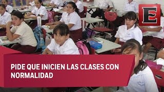 CNDH llama a CNTE a respetar derechos de los niños [upl. by Richella253]