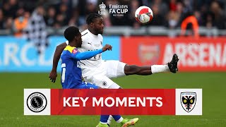 Boreham Wood v AFC Wimbledon  Key Moments  Third Round  Emirates FA Cup 202122 [upl. by Panthia115]