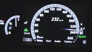 2010 Mercedes S 400 Hybrid W221 0200 kmh 0150mph [upl. by Doug]