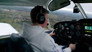 UK PPL🇬🇧 16 Year Old Student Solo Circuit Consolidation at Cranfield Airport EGTC [upl. by Asel]