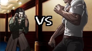 Kaneda Suekichi vs Ryo Himuro DUBBED Kengan Ashura HD Jeet Kun Do vs Jiu Jitsu 😱💯🔥🍿💪👌 [upl. by Marutani508]