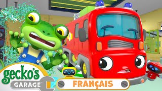 Le camion de pompiers｜Le Garage de Gecko｜Camions pour enfants [upl. by Evie972]