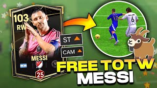 FREE TOTW MESSI is INSANE  FC Mobile‼️ [upl. by Almeria541]