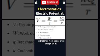 quotElectric Charges and Fields  Class 12 Physics Chapter 1  Important Formulas Explainedquotphysics [upl. by Naharba]