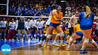 Pitt vs Wisconsin Full 5th set from 2022 NCAA volleyball regional final [upl. by Anelat]