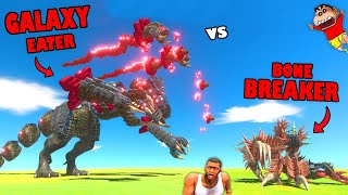 GALAXY EATER Challenges BONE BREAKER in Animal Revolt Battle Simulator with SHINCHAN CHOP UNDEFEATED [upl. by Yatnahc67]