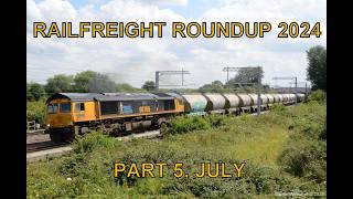 Railfreight Roundup 2024 Part 5 July [upl. by Aseeram211]