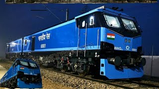 Alstom WAG12 12000 Hp INDIAS Most Powerful ALSTOM Prima Locomotive  CAB View amp Inauguration [upl. by Ros]