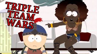 TRIPLE TEAM WARS  South Park Phone Destroyer [upl. by Rabbaj]