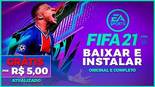 Como jogar o FIFA 21 Completo e Original Por 5 Reais Atualizado [upl. by Shara]