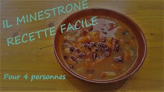 Il Minestrone recette Facile EVOLUTION [upl. by Ursi]