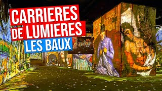 CARRIERES de LUMIERES CEZANNE  KANDINSKY Les Baux de Provence France [upl. by Burner224]