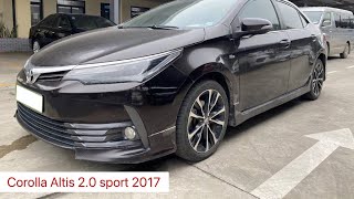 Đi xem xe Altis 20 Sport 2017 tại Vĩnh Phúc [upl. by Rehoptsirhc650]