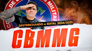 CBMMG  Destrinchando o edital 20242025 [upl. by Atires889]