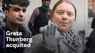 Greta Thunberg found not guilty of public order charge as judge finds ‘no evidence’ against her [upl. by Pallua]