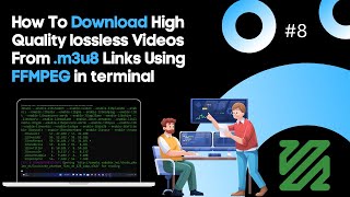 How To Download High Quality lossless Videos From m3u8 Links Using FFMPEG in terminal [upl. by Gram]