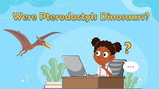 Were Pterodactyls Dinosaurs  Pterodactyls Facts  Dinosaur Facts  Dinosaur Facts for Kids [upl. by Labana]