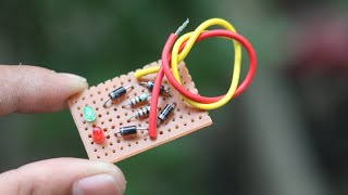 Home made polarity tester  polarity tester circuit for DC Circuit [upl. by Arihat5]