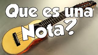 que es una nota musical [upl. by Olia]