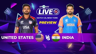 T20 World Cup  USA vs India Preview [upl. by Kloman439]