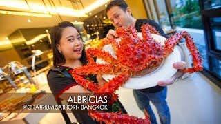 Chatrium Residence Sathorns Albricias Restaurant Friday Seafood Buffet Feat Alaskan King Crab [upl. by Aneen379]