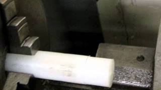 Machining Delrin Acetal vs UHMW  Lathing [upl. by Plato261]