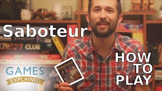 How To Play Saboteur  Games Explained [upl. by Reis]