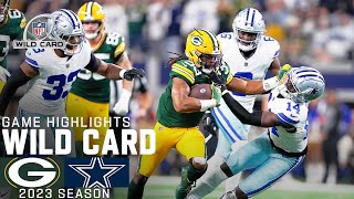 Green Bay Packers vs Dallas Cowboys Game Highlights  NFL 2023 Super Wild Card Weekend [upl. by Enajaras]