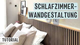 Anleitung SchlafzimmerWandgestaltung mit Paneelen und Farbe  WAGNER W 690 FLEXiO [upl. by Eiznikam]