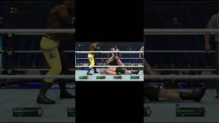 FATEL 4 WAY Brock Lesner Vs Bray Wyatt Vs Bobby Lashley Vs Big E SHORT shorts [upl. by Redyr]