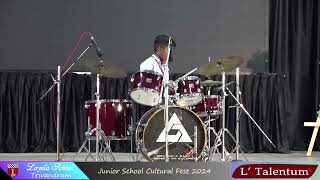 Loyola LTalentum Vihaan Drums [upl. by Thedrick798]