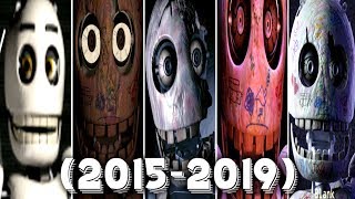 Evolution of Blank in FNAC 1 2 3 Remastered 2015  2019 [upl. by Chee]