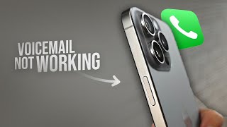 How to Fix iPhone Voicemail 2024 [upl. by Naitsirhc]