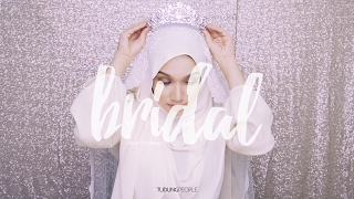 Wedding Hijab Tutorial Side Sweep with Tiara [upl. by Laktasic]