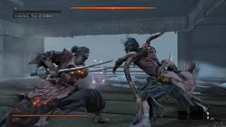 Sekiro  Genichiro Mastery Sword Only  Charmless  Demon Bell  No Damage [upl. by Bastien]