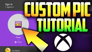 Xbox One  How to Get CUSTOM Gamer Pictures amp Themes TUTORIAL [upl. by Dnalon]