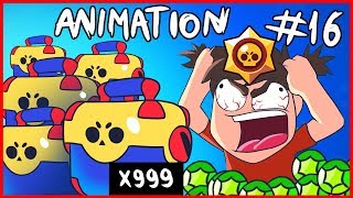 16 BRAWL STARS ANIMATION  MEGA BOX OPENING  Lucky [upl. by Sixela]