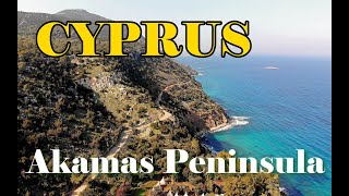 CYPRUS January 2022  Driving to the Akamas Peninsula  Baths Of Aphrodite [upl. by Ajin]