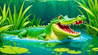 Row Row Row Your Boat Song  Classic Nursery Rhyme amp Lyrics for Kids  Fun Water Adventure [upl. by Odab]