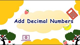 How to add decimals [upl. by Courtland117]