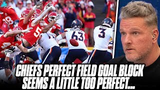 Picture Perfect Field Goal Block Brings The Chiefs To 90 Always Find Way To Win  Pat McAfee Show [upl. by Odrick]