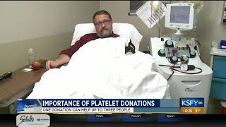 Donate platelets and help up to three people per donation  Medical Minute [upl. by Adnilre197]