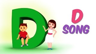 The Letter D Song  Alphabet Songs for kids  Nursery Rhymes by Kids Yogi [upl. by Lednik]