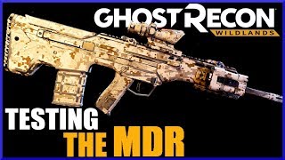 Ghost Recon Wildlands MDR Assault Rifle Test  Damage and Accuracy [upl. by Eslud149]