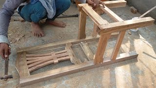 How to Makes an Extremely Beautiful and Sturdy Dining ChairWooden Chair dining chair making wood [upl. by Aicad]