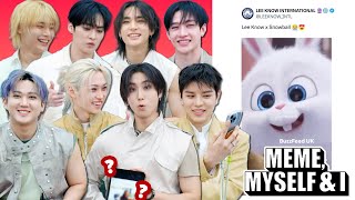 Stray Kids React To Stray Kids Memes  스트레이 키즈 Meme Myself amp I [upl. by Vanzant]